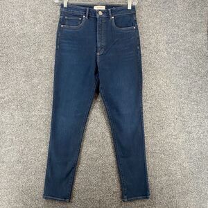 Revtown Jean Womens 29 Blue Skinny High Rise Organic Cotton Stretch Denim Casual